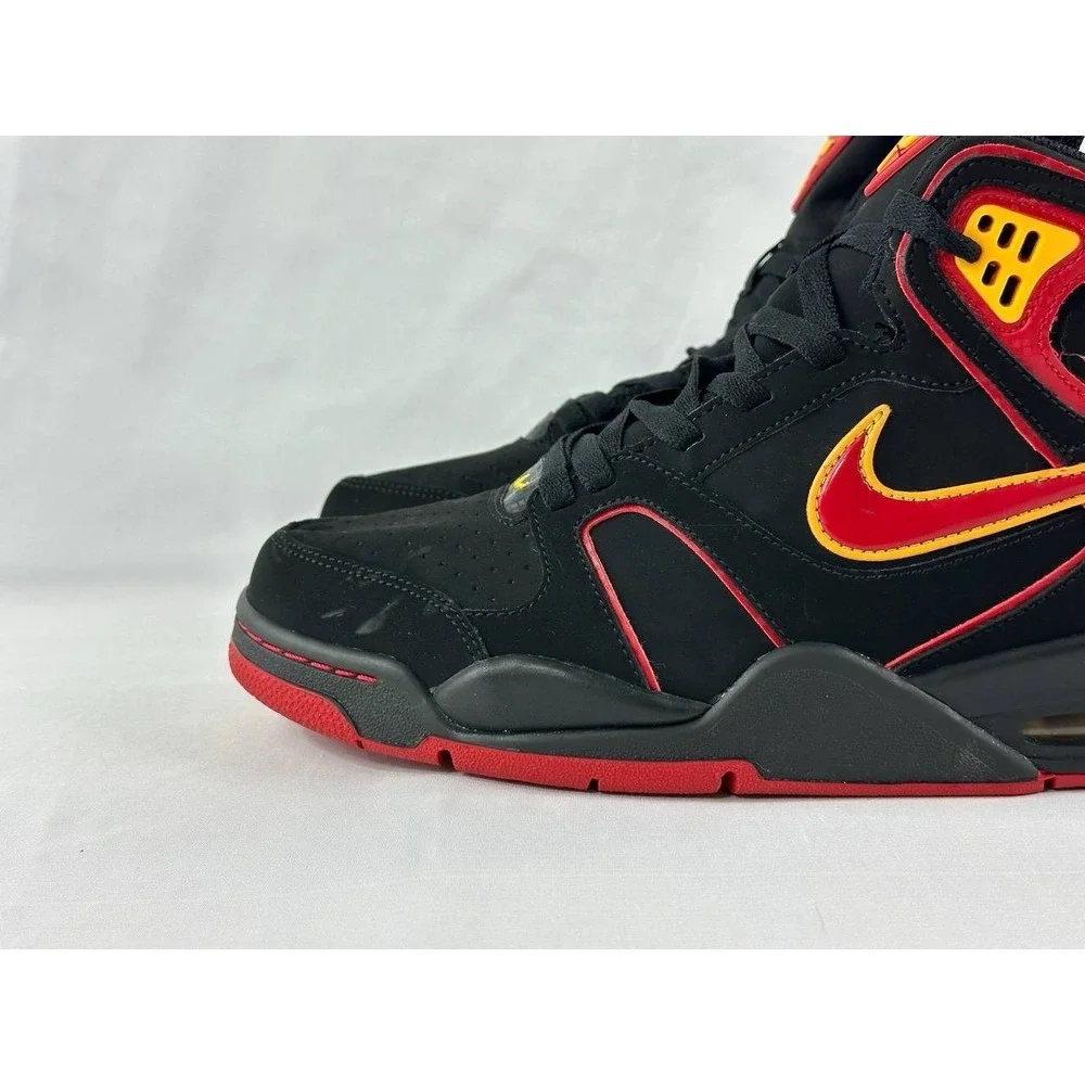 Nike Air Flight Falcon 'Black Red' 2012 Men's 397204-068 Size 12